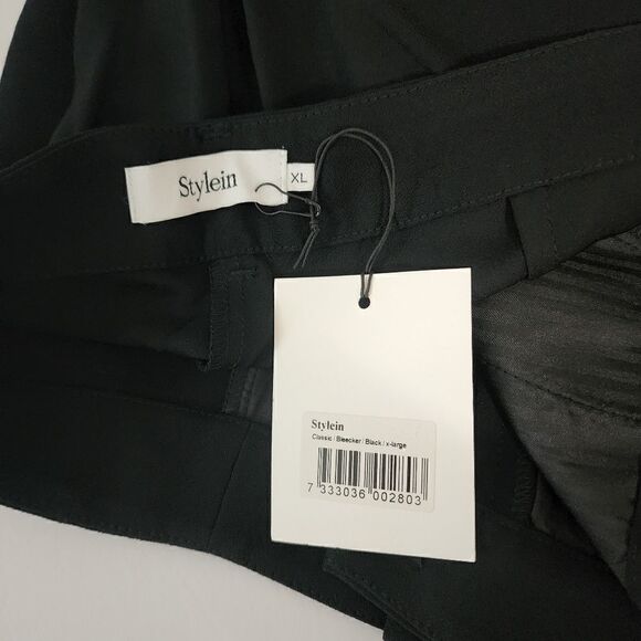 Stylein - M, XL - BLEECKER TROUSERS PANTS - BLACK - Picture 9 of 10